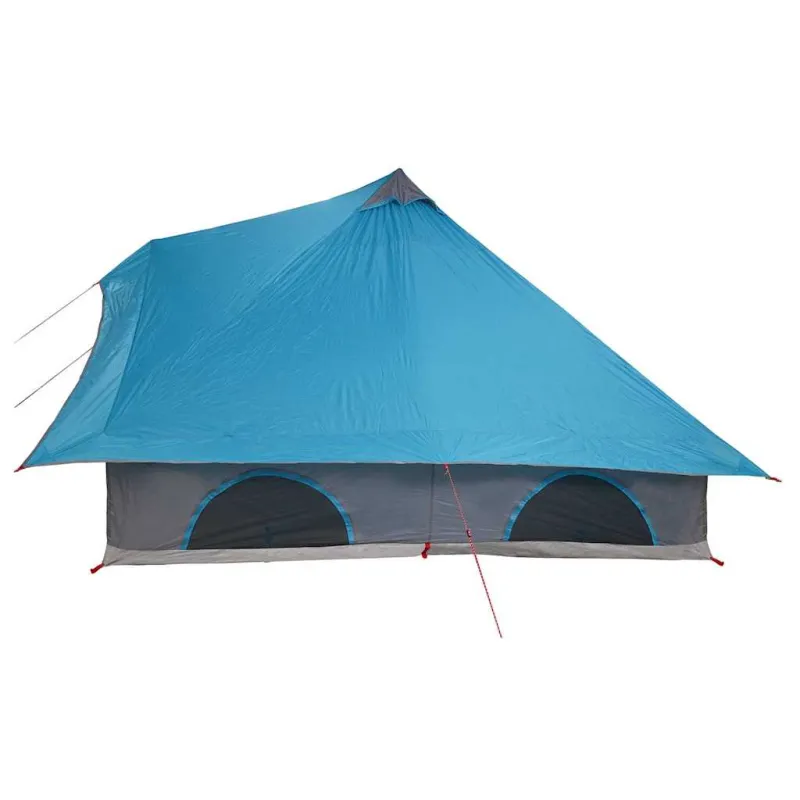 Tipi palapinė su stogu Mėlyna 358 x 296 x 258 cm tafta