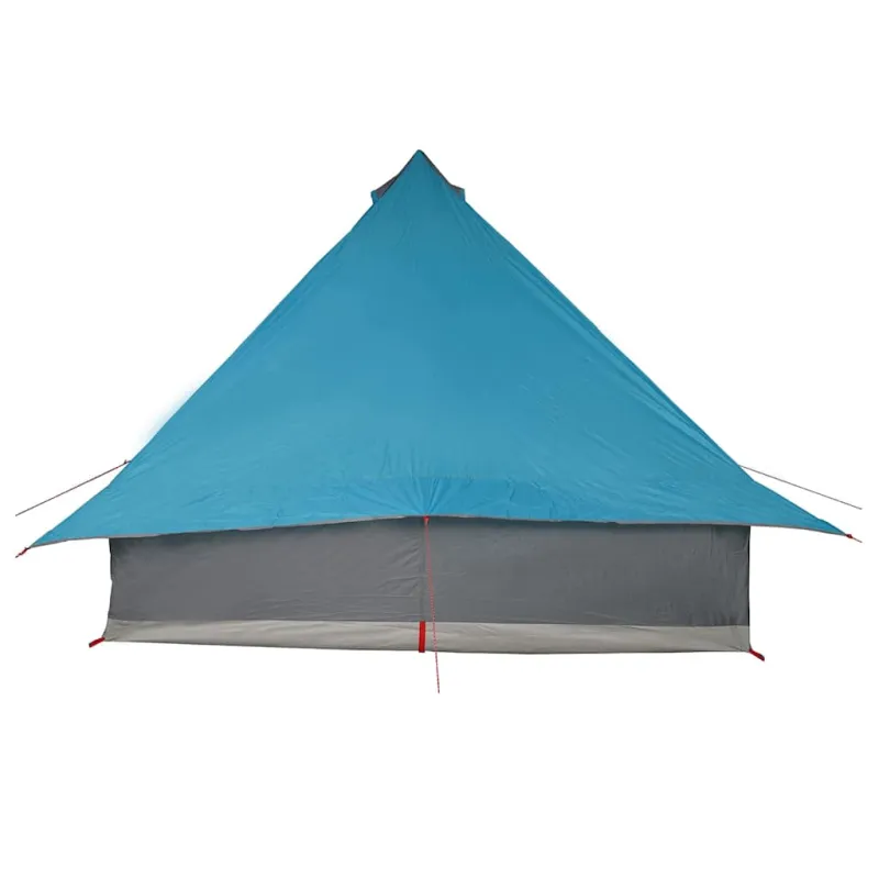 Tipi palapinė su stogu Mėlyna 358 x 296 x 258 cm tafta