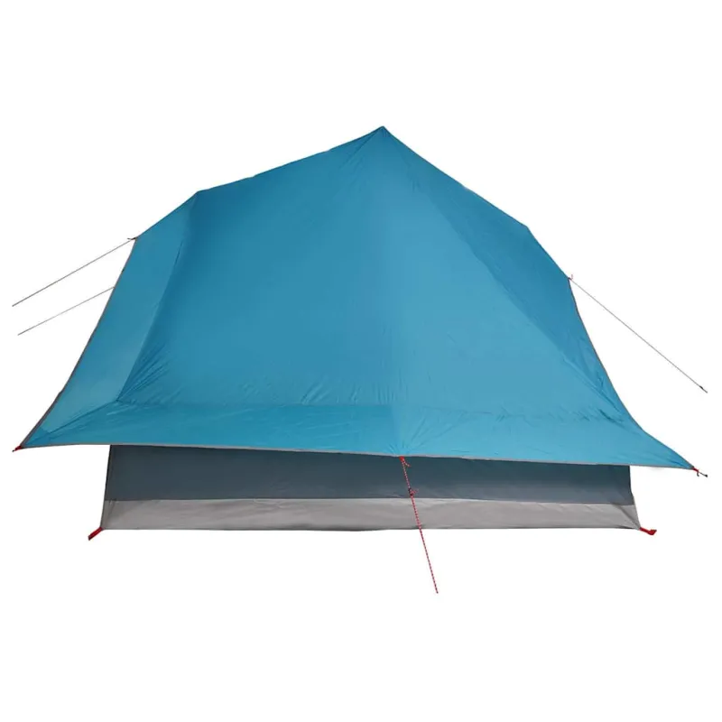 Tipi palapinė su stogu Mėlyna 364 x 281 x 257 cm tafta