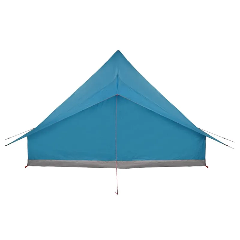 Tipi palapinė su stogu Mėlyna 364 x 281 x 257 cm tafta
