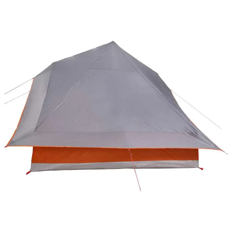 Tipi palapinė Pilka ir oranžinė 364 x 281 x 257 cm tafta