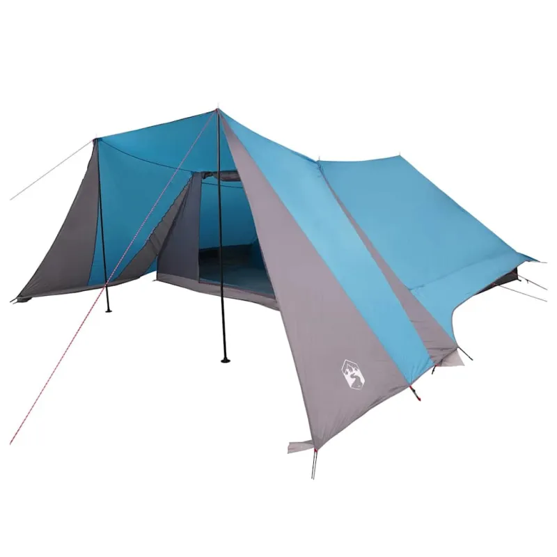 Tipi palapinė su stogu Mėlyna 660 x 456 x 200 cm tafta