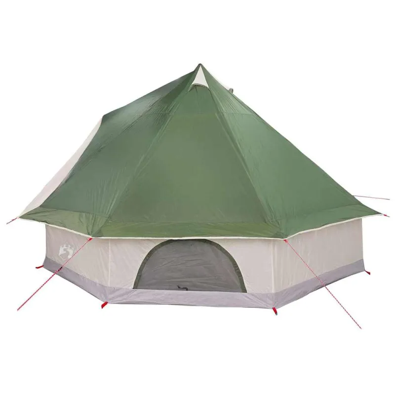 Tipi palapinė su stogu Žalia 400 x 346 x 250 cm tafta