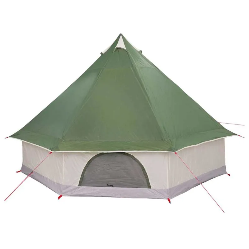 Tipi palapinė su stogu Žalia 400 x 346 x 250 cm tafta