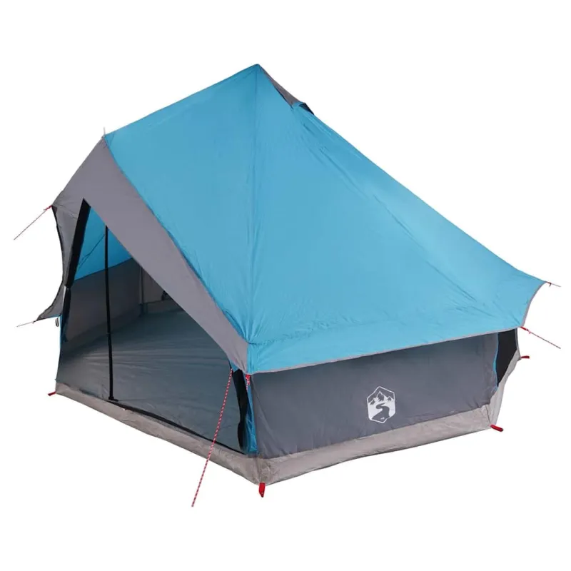 Tipi palapinė su stogu Mėlyna 400 x 346 x 250 cm tafta