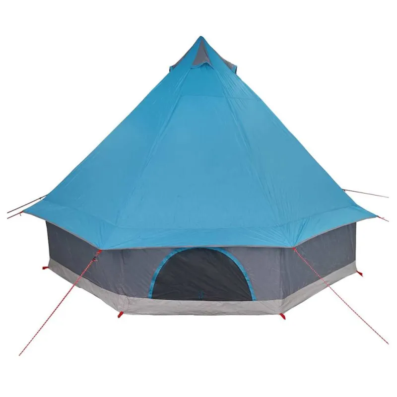 Tipi palapinė su stogu Mėlyna 400 x 346 x 250 cm tafta