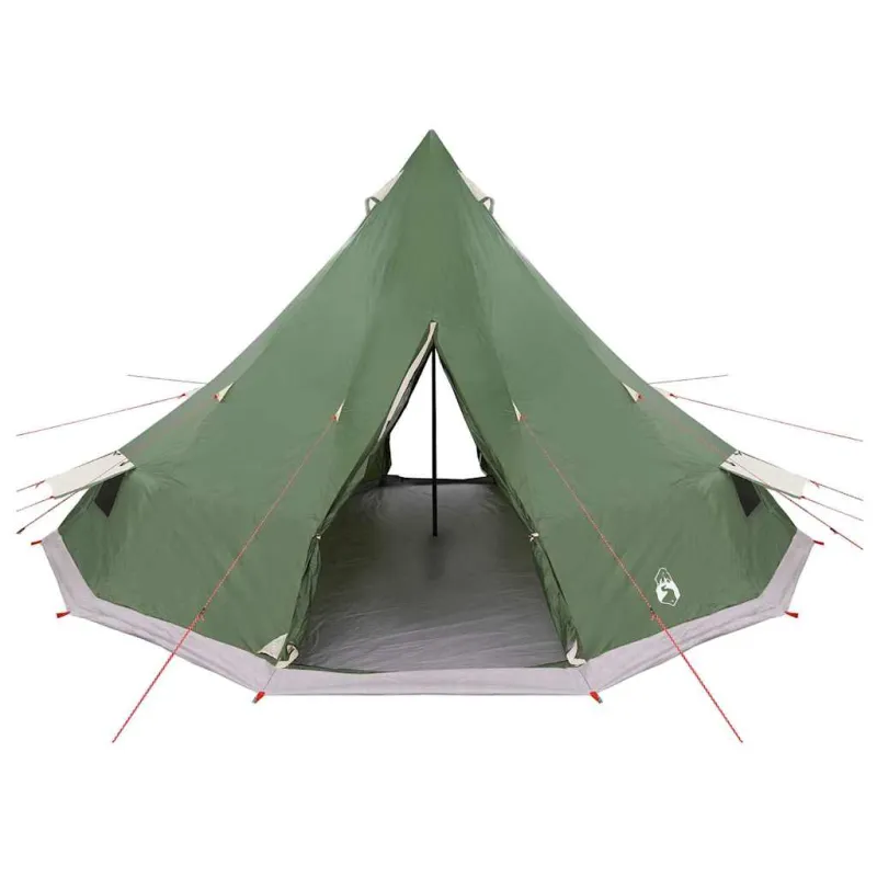 Tipi palapinė su stogu Žalia 560 x 560 x 300 cm tafta