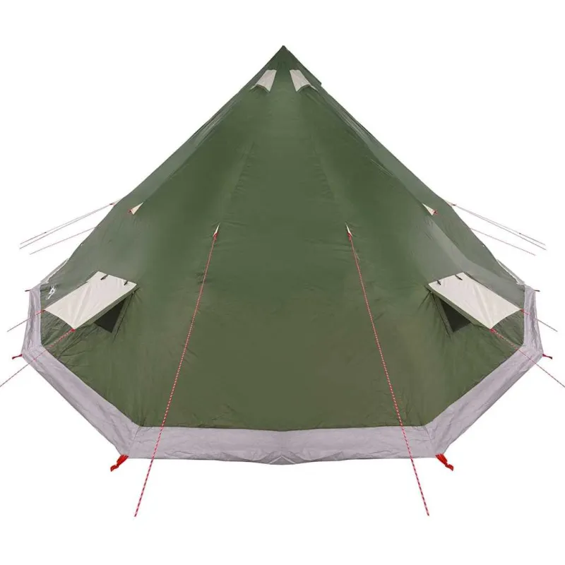 Tipi palapinė su stogu Žalia 560 x 560 x 300 cm tafta