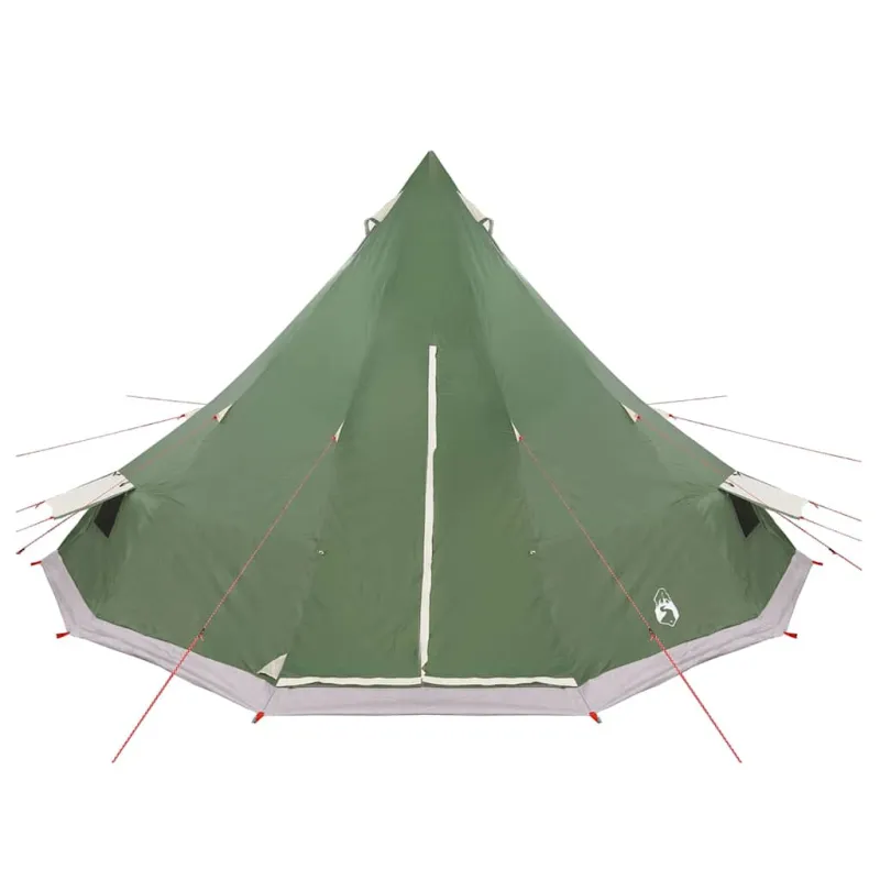 Tipi palapinė su stogu Žalia 560 x 560 x 300 cm tafta