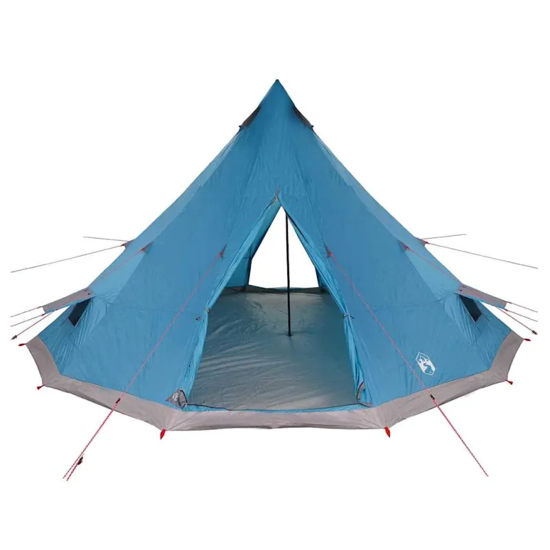 Tipi palapinė su stogu Mėlyna 560 x 560 x 300 cm tafta
