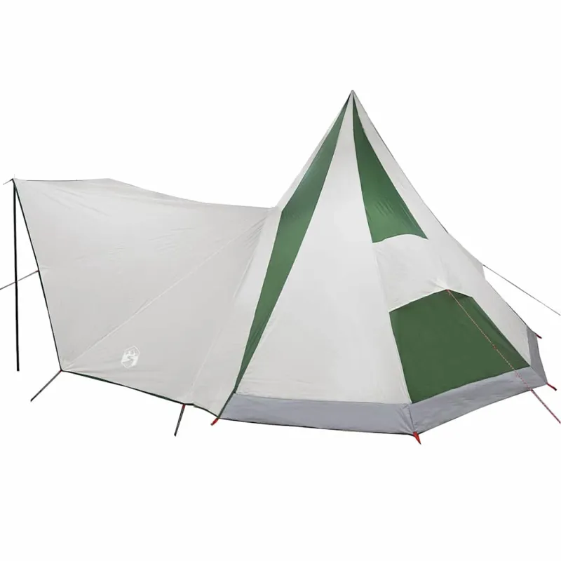 Tipi palapinė su stogu Žalia 510 x 690 x 330 cm tafta