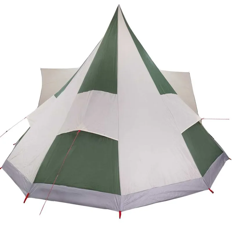 Tipi palapinė su stogu Žalia 510 x 690 x 330 cm tafta