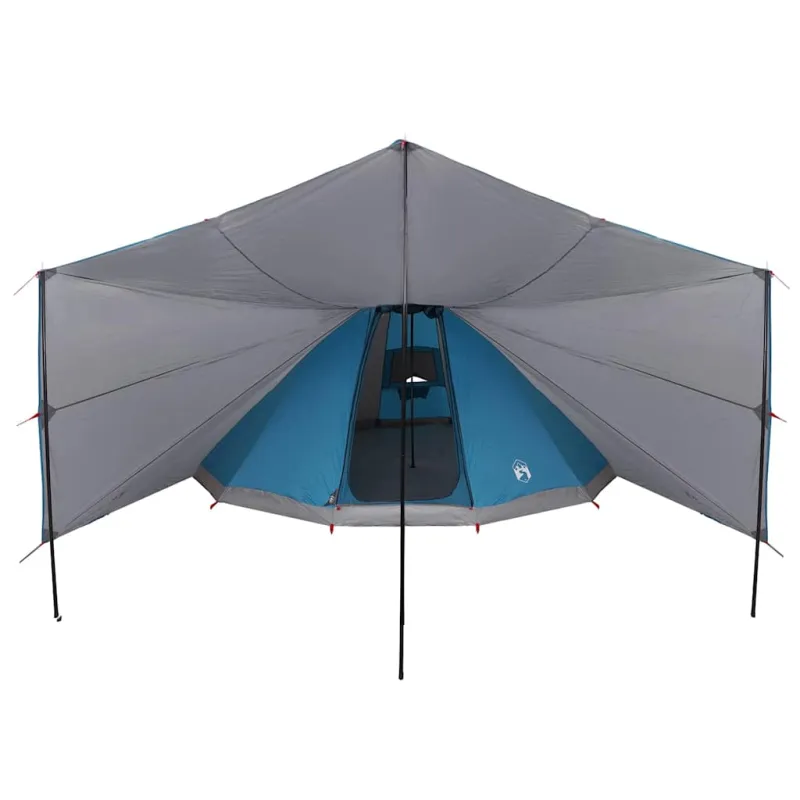 Tipi palapinė su stogu Mėlyna 510 x 690 x 330 cm tafta
