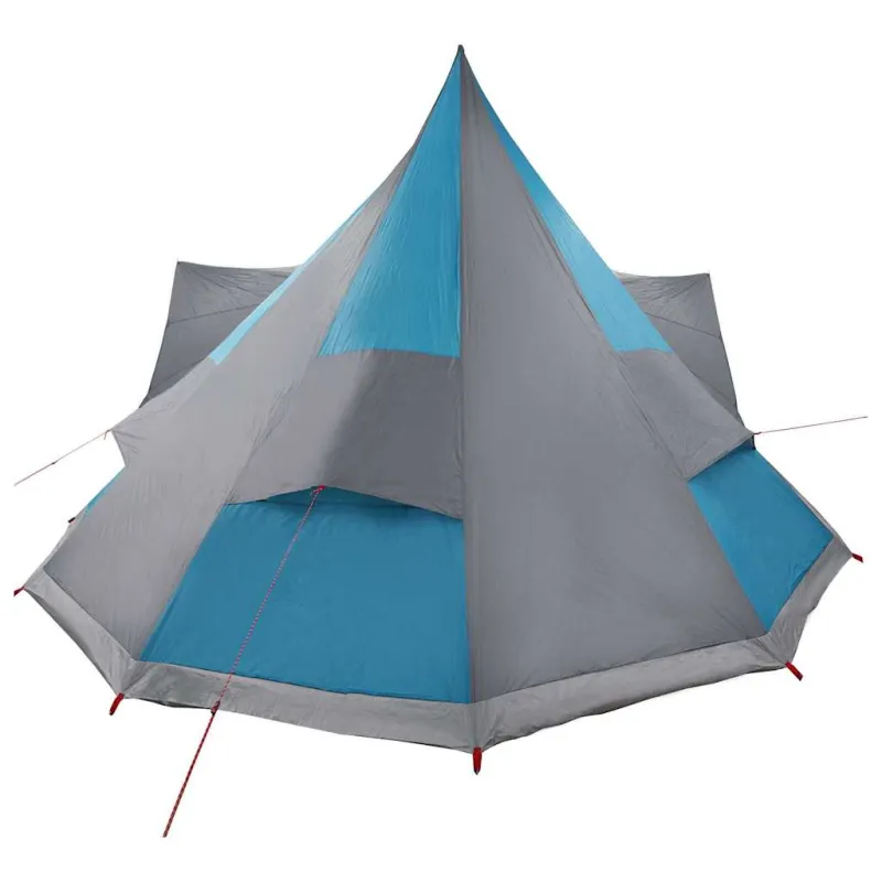 Tipi palapinė su stogu Mėlyna 510 x 690 x 330 cm tafta