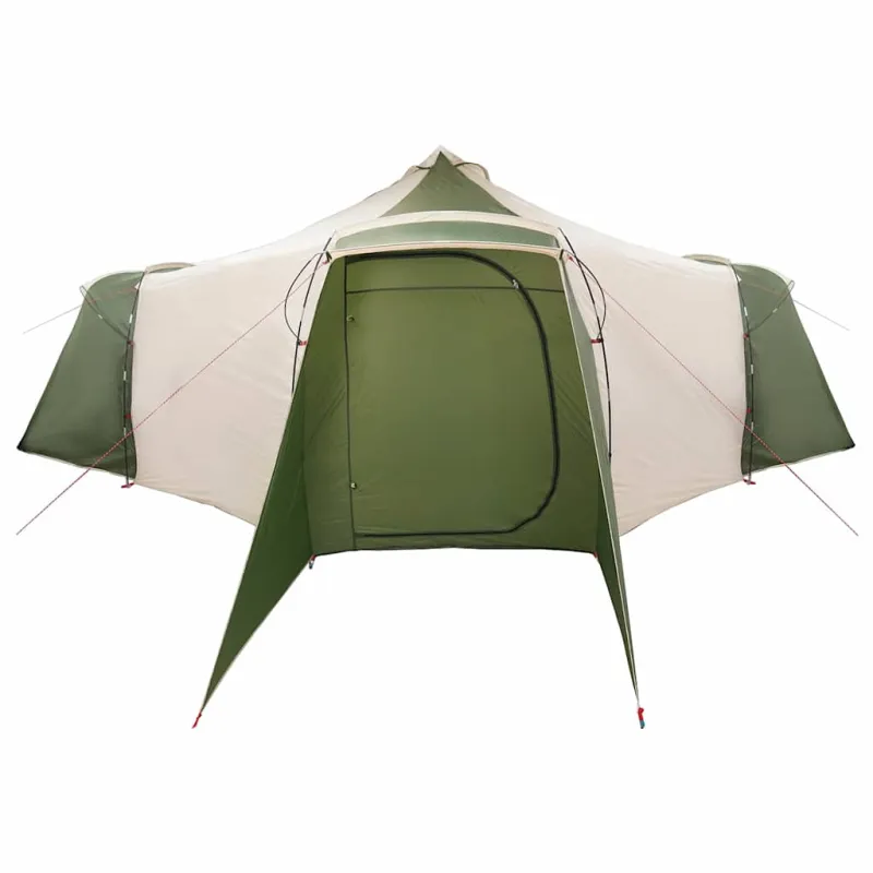 Tipi palapinė su stogu Žalia 492 x 492 x 275 cm tafta
