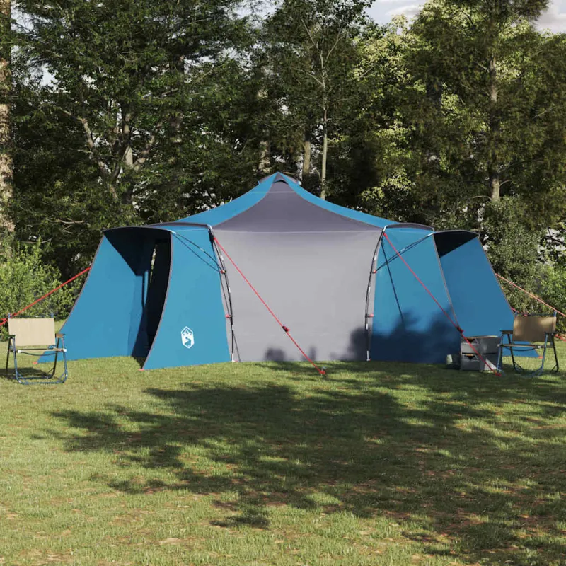 Tipi palapinė su stogu Mėlyna 492 x 492 x 275 cm tafta