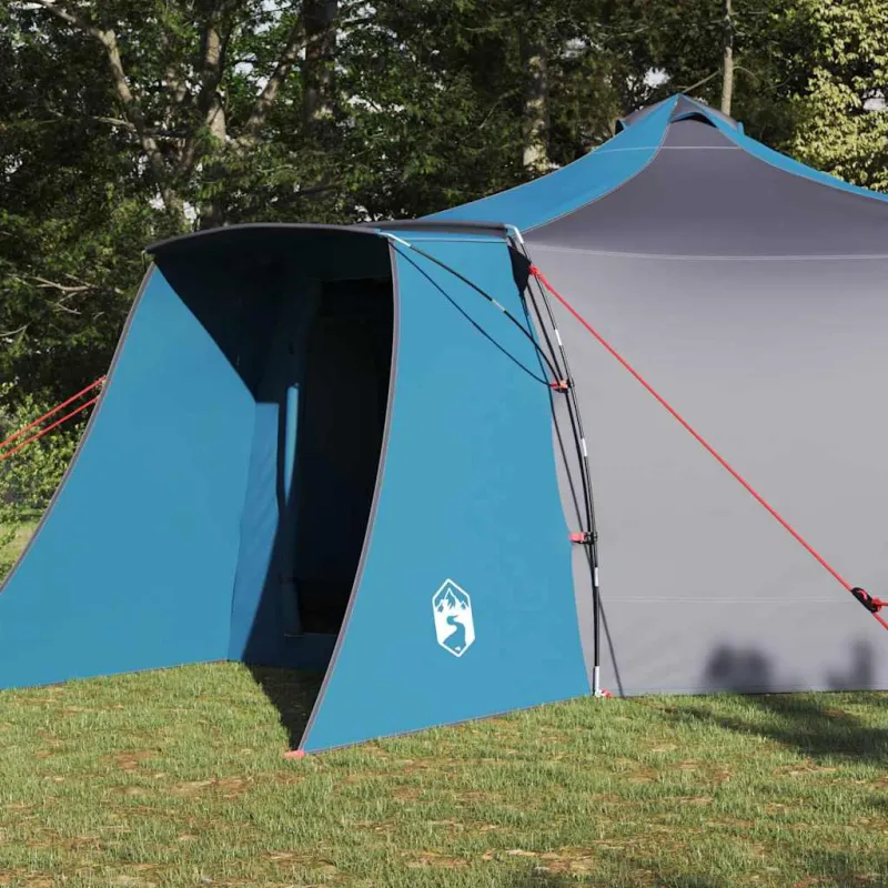 Tipi palapinė su stogu Mėlyna 492 x 492 x 275 cm tafta