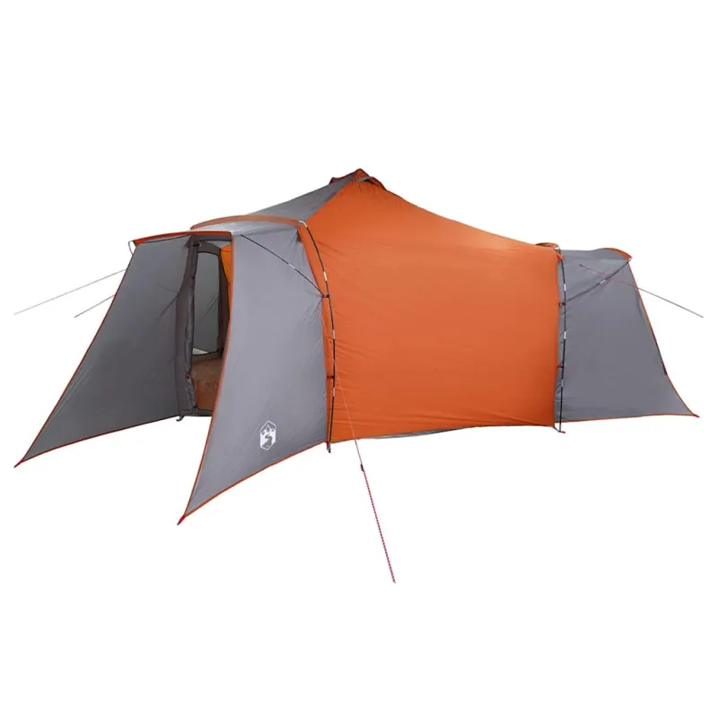 Tipi palapinė Pilka ir oranžinė 492 x 492 x 275 cm tafta