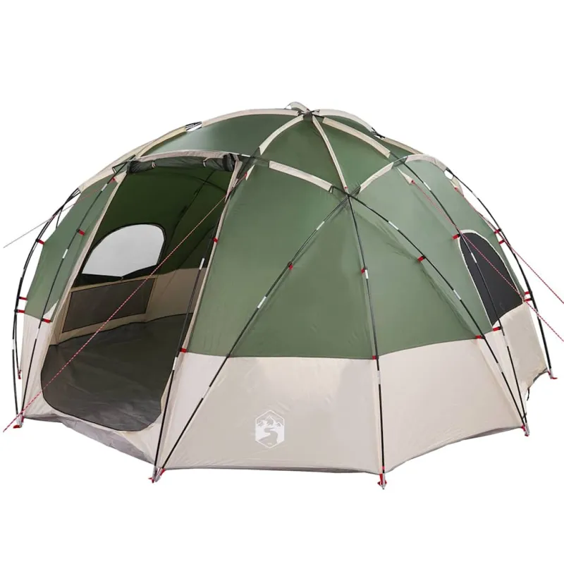 Kupolinis palapinė su stogu Žalia 475 x 475 x 235 cm tafta