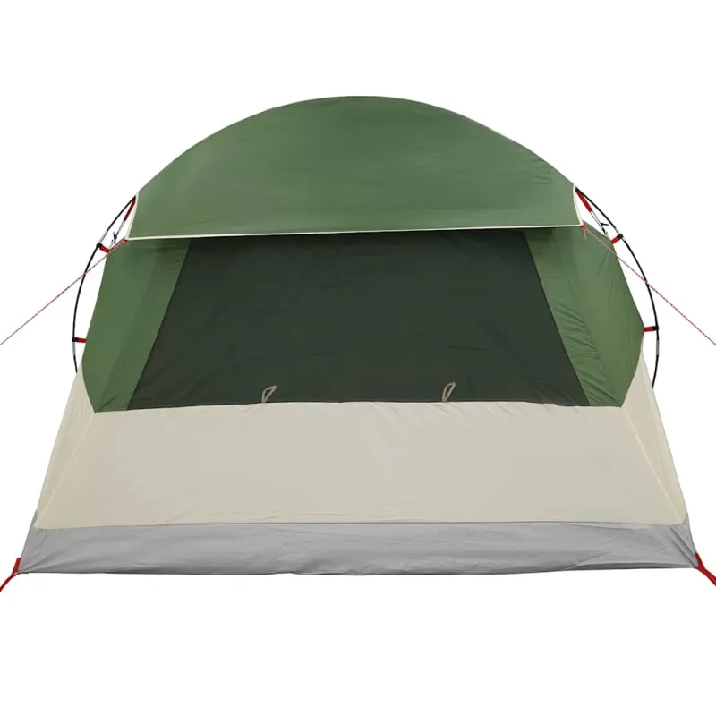 Dome palapinė 4 asmenims su stogu Žalia 455 x 252 x 178 cm