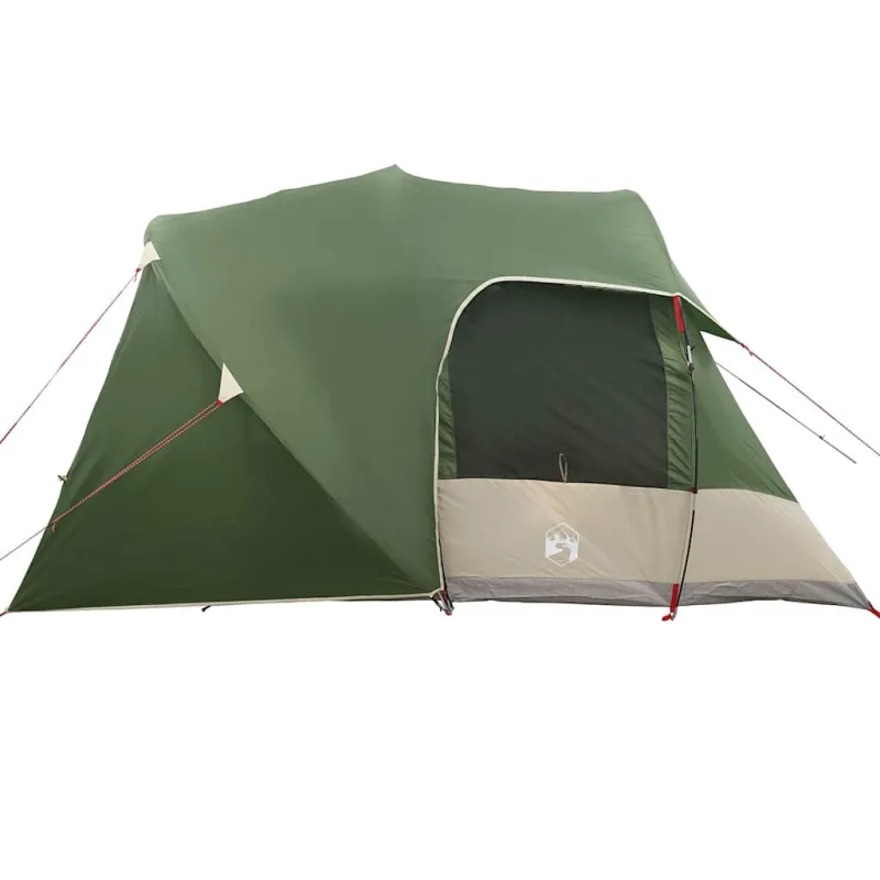 Dome palapinė 6 asmenims su stogu Žalia 500 x 314 x 206 cm