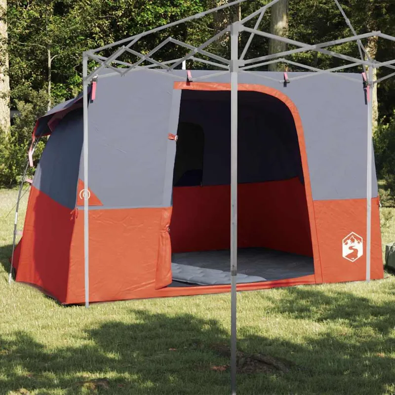 Vidinė palapinė Pilka ir oranžinė 280 x 220 x 176 cm tafta