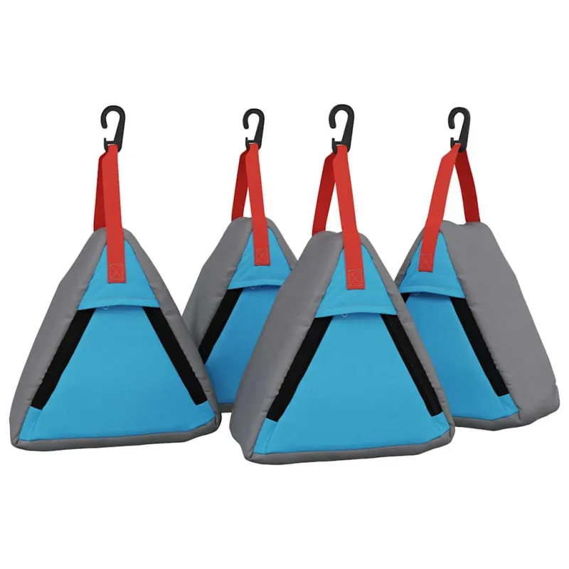 Saugojimo maišelis 4 pcs Pilka ir mėlyna 24 x 16 x 24 cm