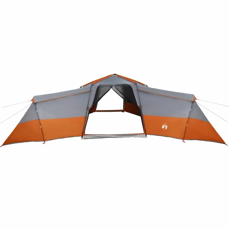 Šeimos palapinė Pilka ir oranžinė 833 x 585 x 216 cm tafta