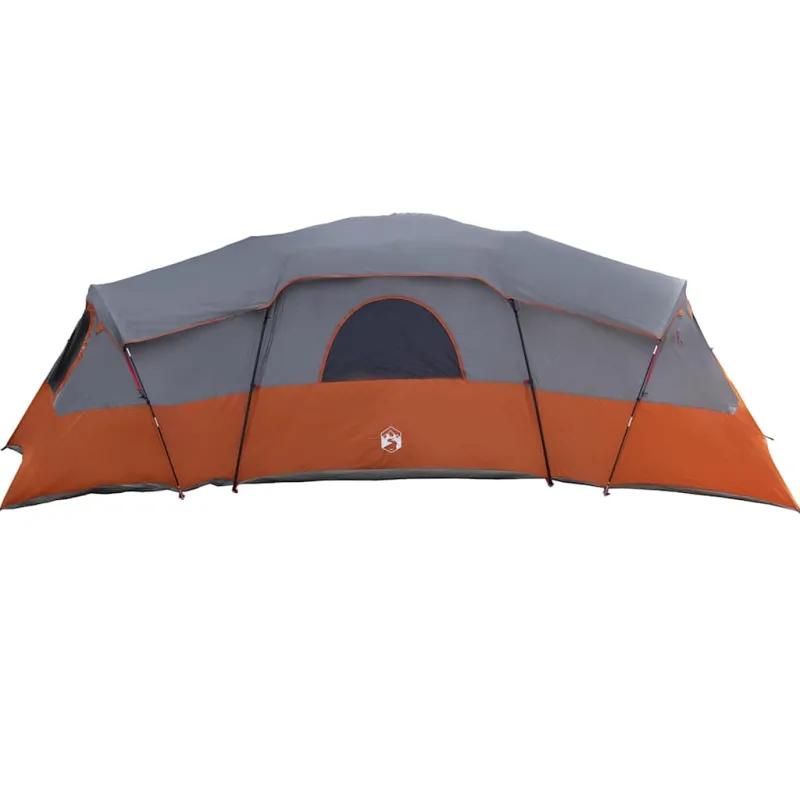 Šeimos palapinė Pilka ir oranžinė 762 x 655 x 218 cm tafta