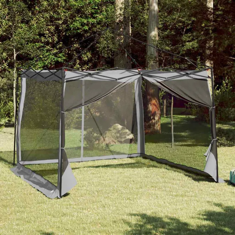 Vidinė palapinė Pilka ir oranžinė 303 x 303 x 196 cm tafta