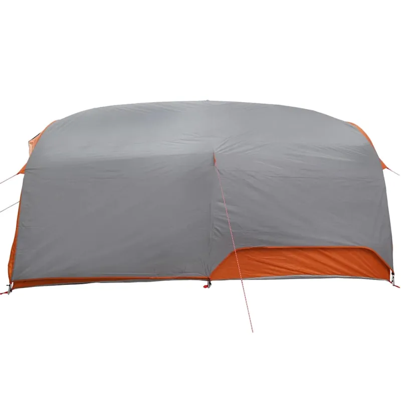 Tunelinė palapinė Pilka ir oranžinė 410 x 285 x 198 cm tafta