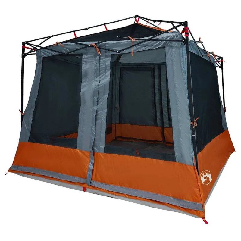 Vidinė palapinė Pilka ir oranžinė 291 x 291 x 240 cm tafta