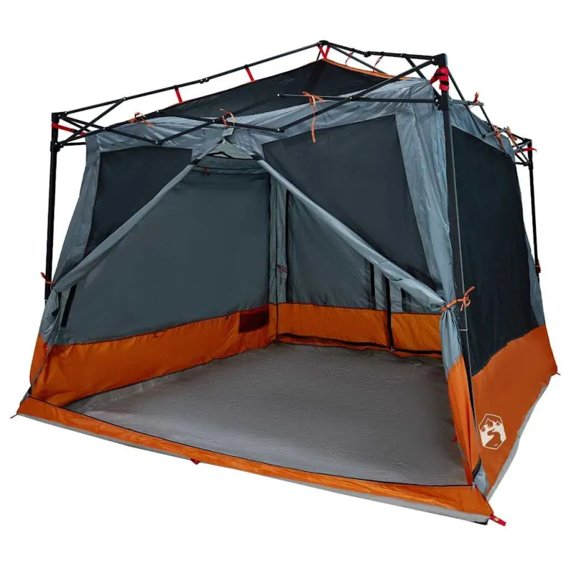 Vidinė palapinė Pilka ir oranžinė 291 x 291 x 240 cm tafta