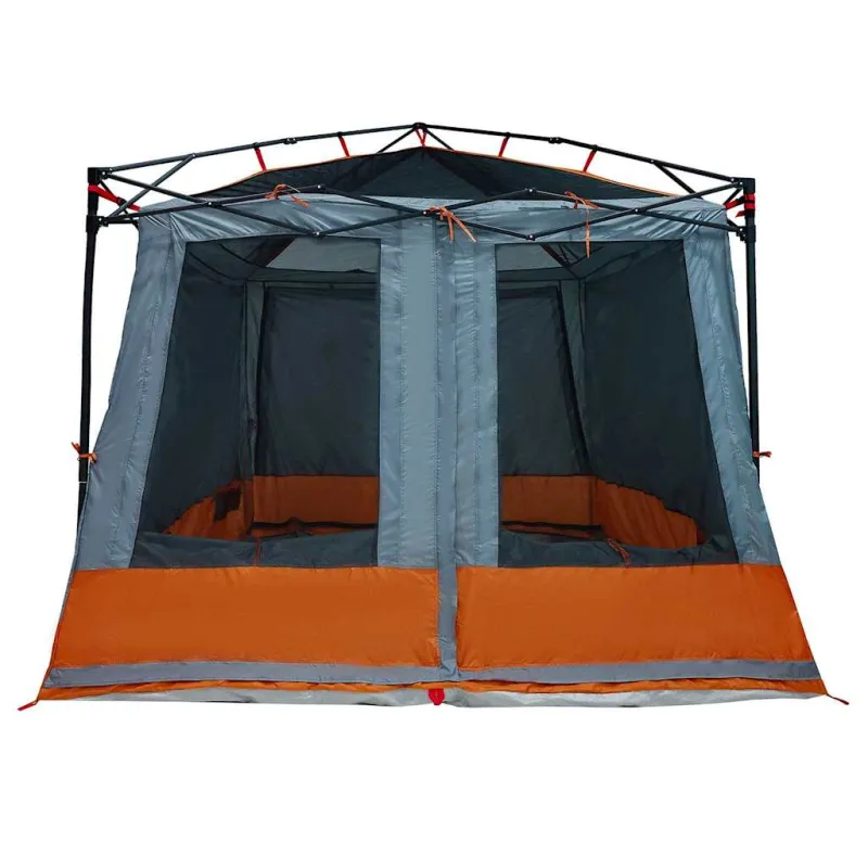 Vidinė palapinė Pilka ir oranžinė 291 x 291 x 240 cm tafta