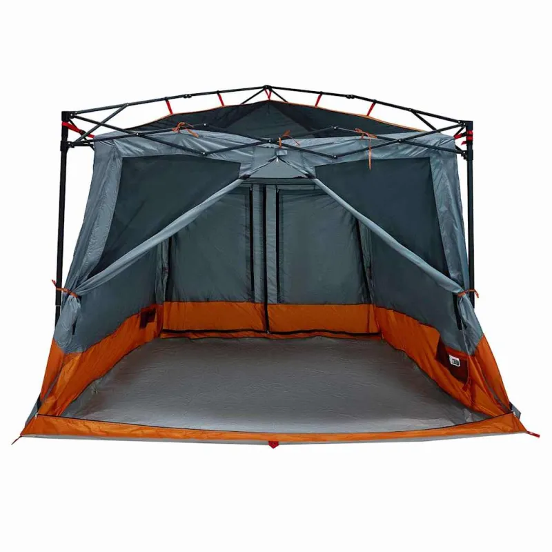 Vidinė palapinė Pilka ir oranžinė 291 x 291 x 240 cm tafta