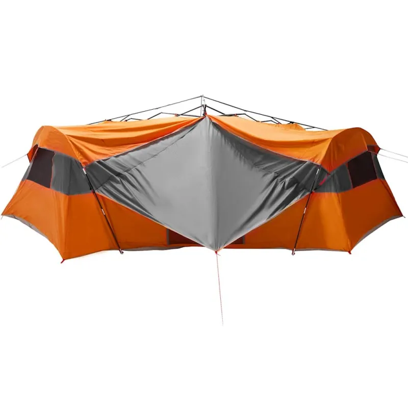 Vidinė palapinė Pilka ir oranžinė 520 x 520 x 190 cm tafta