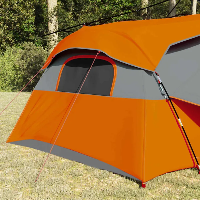 Vidinė palapinė Pilka ir oranžinė 520 x 520 x 190 cm tafta