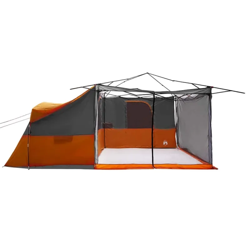 Vidinė palapinė Pilka ir oranžinė 520 x 520 x 190 cm tafta