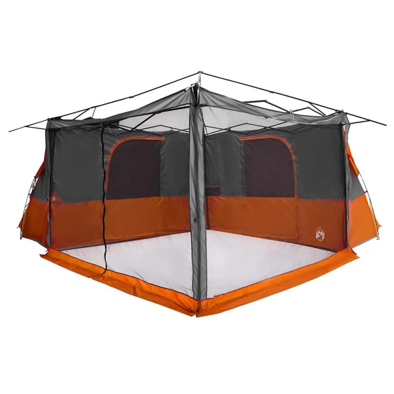 Vidinė palapinė Pilka ir oranžinė 520 x 520 x 190 cm tafta