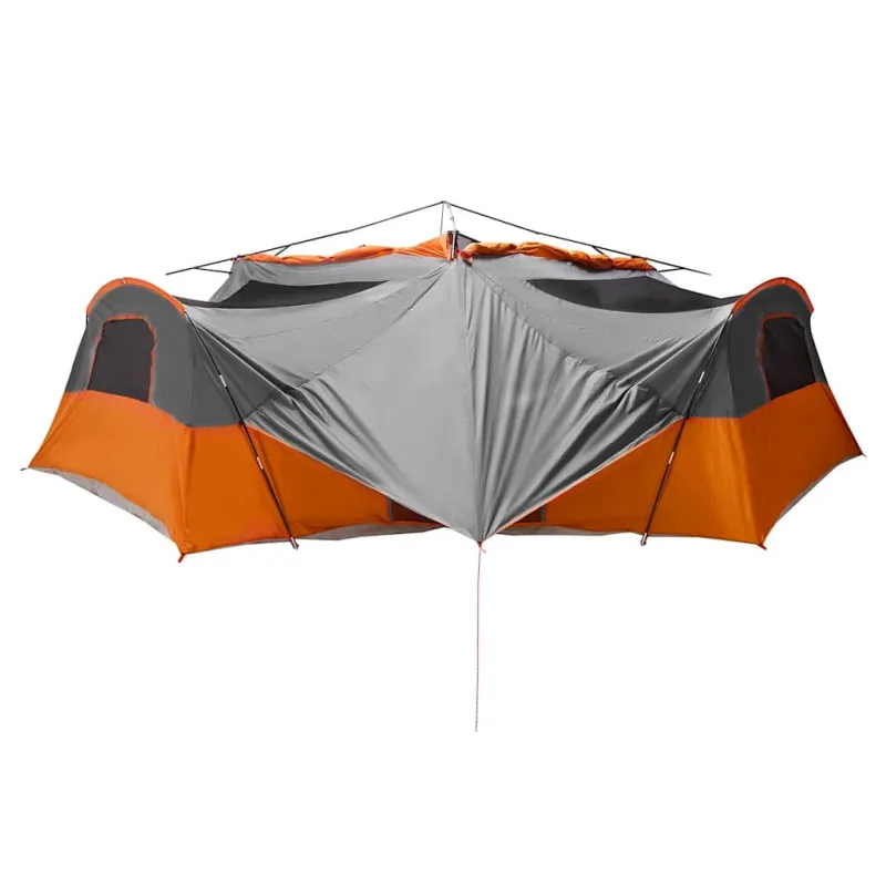 Vidinė palapinė Pilka ir oranžinė 520 x 520 x 190 cm tafta