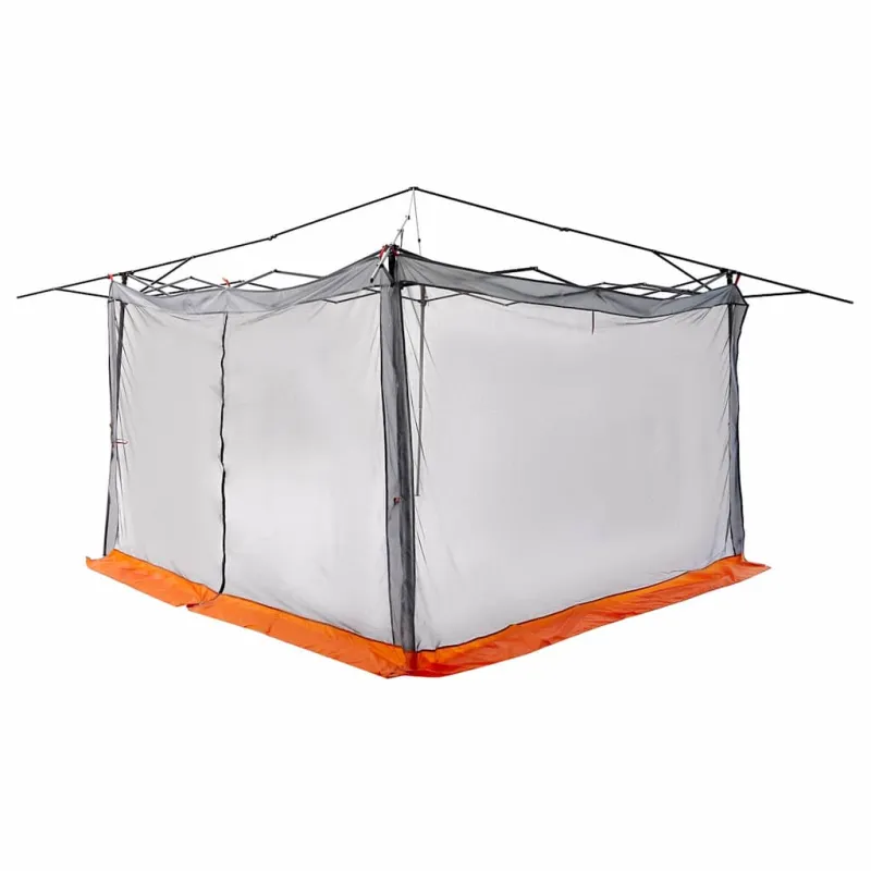 Vidinė palapinė Pilka ir oranžinė 520 x 520 x 190 cm tafta