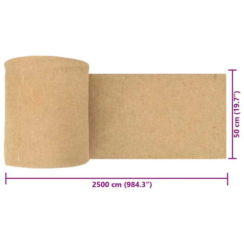Kanapių kilimėlis graužikams 0,5x25 m 5 mm