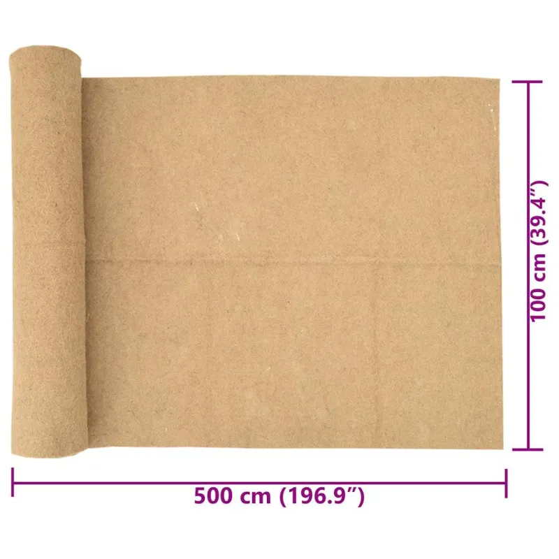 Kanapių kilimėlis graužikams 1x5 m 5 mm