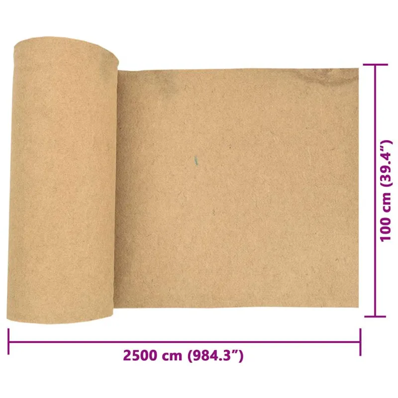 Kanapių kilimėlis graužikams 1x25 m 5 mm