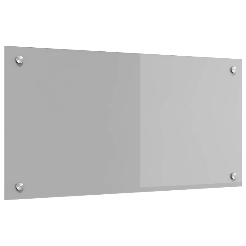 Virtuvės atbraila Šviesiai pilka 80 x 40 cm grūdintas stiklas