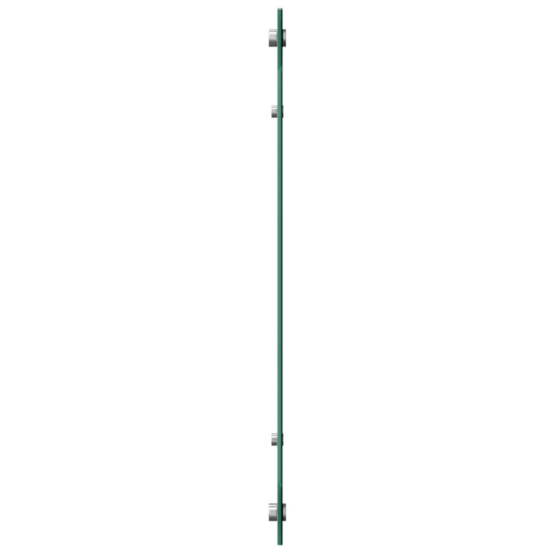 Virtuvės atbraila Tamsiai pilka 100 x 60 cm grūdintas stiklas