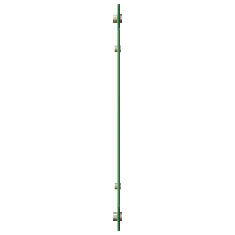 Virtuvės atbraila Geltona 100 x 50 cm grūdintas stiklas