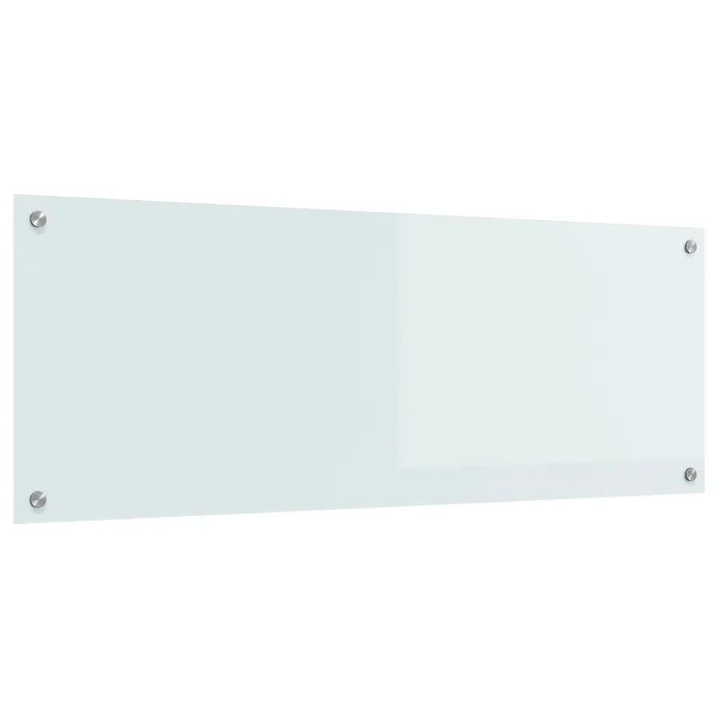 Virtuvės atbraila Balta 110 x 40 cm grūdintas stiklas