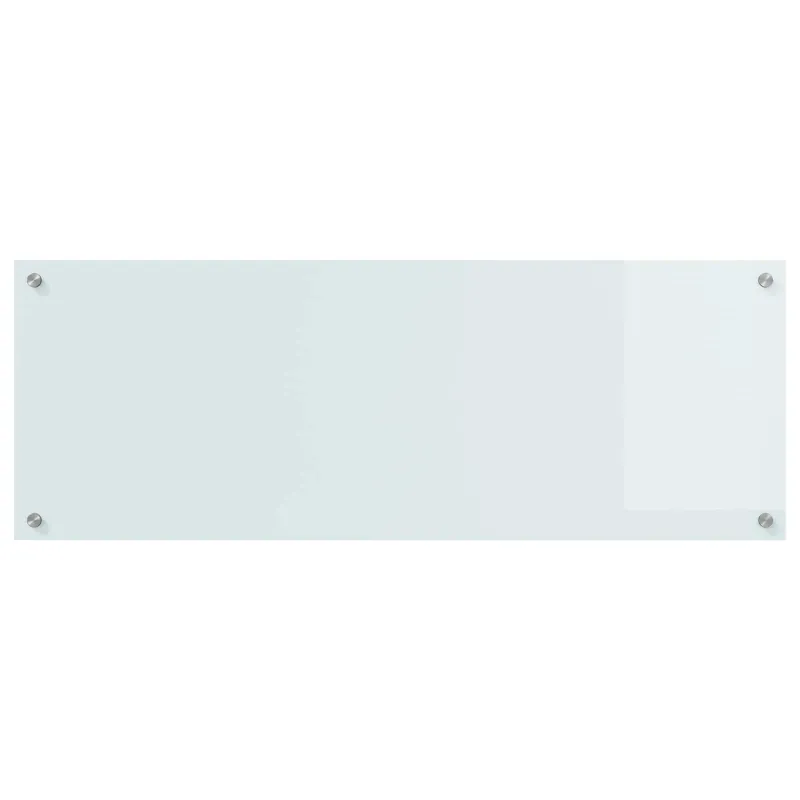 Virtuvės atbraila Balta 110 x 40 cm grūdintas stiklas