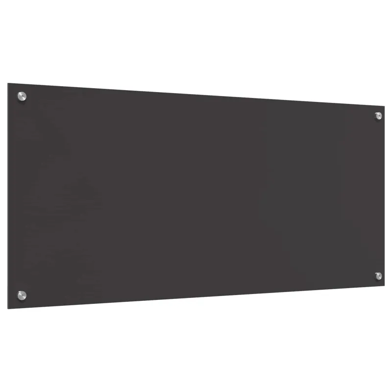 Virtuvės atbraila Tamsiai pilka 110 x 50 cm grūdintas stiklas